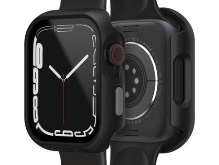 Capa Protetor de Ecrã Otterox Eclipse Bumper para Apple Watch 7 8 45mm - Preto For Sale