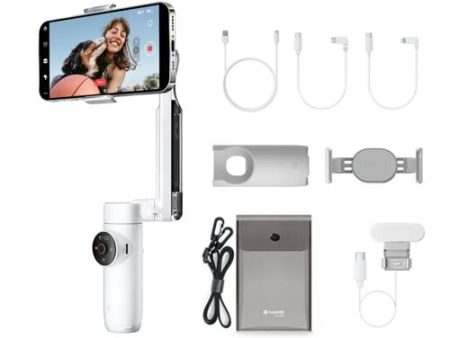 Estabilizador de Smartphone Insta360 Flow Creator Kit - Summit White For Cheap