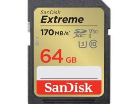 Cartão de Memória SDXC Sandisk - 64GB For Sale