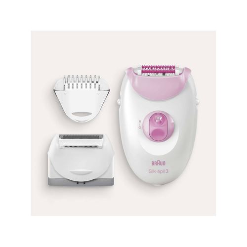 Depiladora Arranque Braun Silk-Épil S3 3270- Branco   Rosa Sale