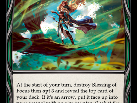 Blessing of Focus (Red) [DYN159] (Dynasty)  Rainbow Foil Discount