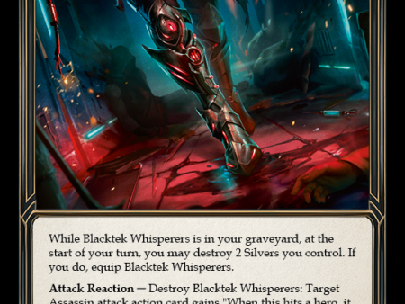 Blacktek Whisperers [DYN117] (Dynasty)  Rainbow Foil For Discount