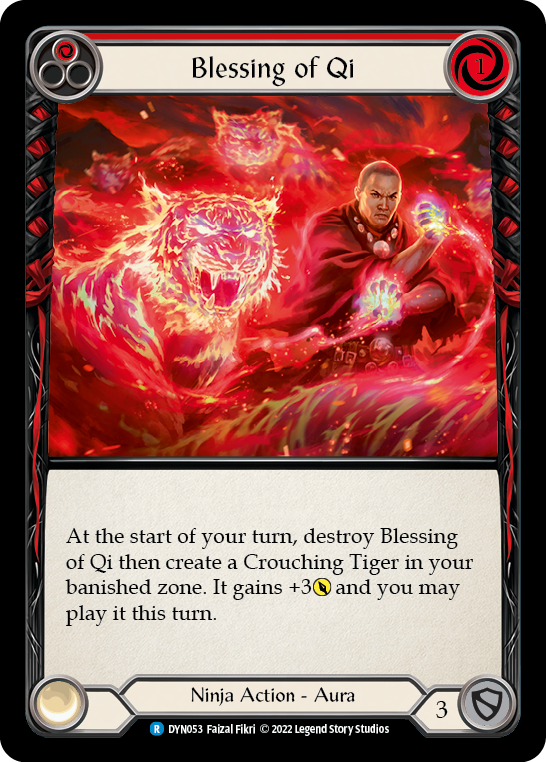 Blessing of Qi (Red) [DYN053] (Dynasty)  Rainbow Foil Discount