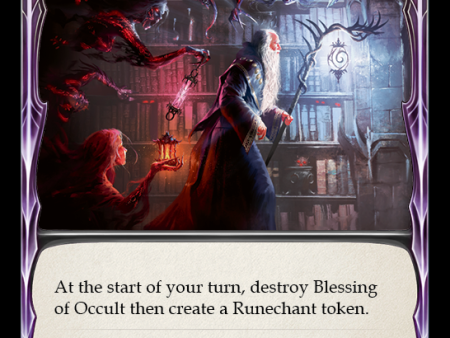 Blessing of Occult (Blue) [DYN181] (Dynasty)  Rainbow Foil Fashion