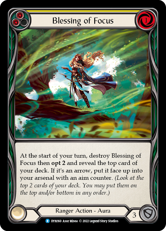 Blessing of Focus (Yellow) [DYN160] (Dynasty) Discount