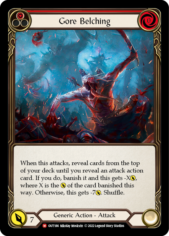 Gore Belching [OUT186] (Outsiders)  Rainbow Foil For Discount