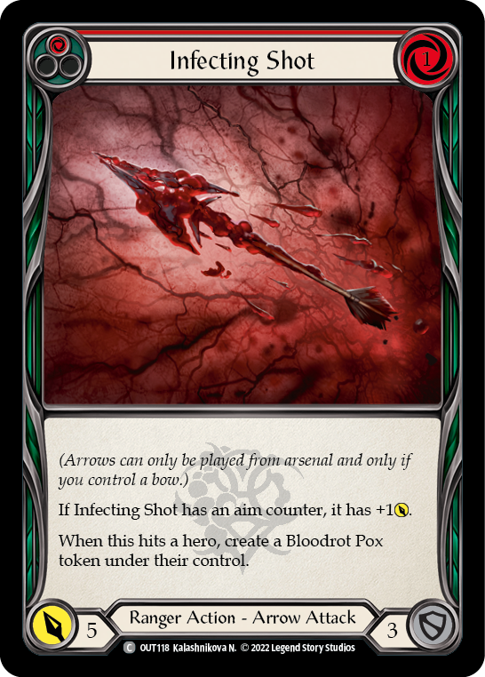 Infecting Shot (Red) [OUT118] (Outsiders)  Rainbow Foil For Sale