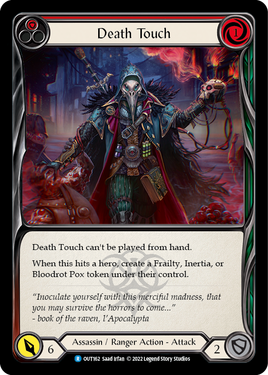 Death Touch (Red) [OUT162] (Outsiders)  Rainbow Foil Sale