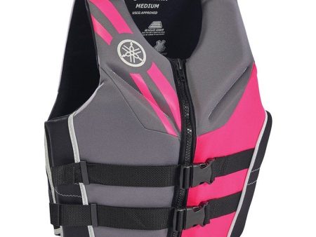 Yamaha Women s 20VNE Neoprene 2-Buckle PFD-Black Gray Pink-L Fashion