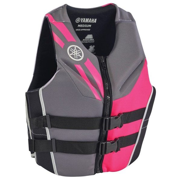 Yamaha Women s 20VNE Neoprene 2-Buckle PFD-Black Gray Pink-L Fashion