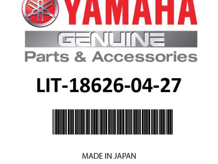 Yamaha Owners Manual - F9.9 F15Z - LIT-18626-04-27 Supply