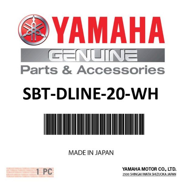 1 2  X 20  DOCKLINE WHITE - SBT-DLINE-20-WH Supply