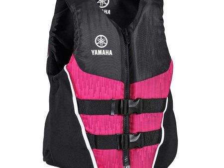 Yamaha Women s 21NNC Neoprene Nylon Combo PFD-Pink Black White-M For Discount