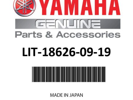 Yamaha Owners Manual - F9.9 T9.9 - LIT-18626-09-19 Sale