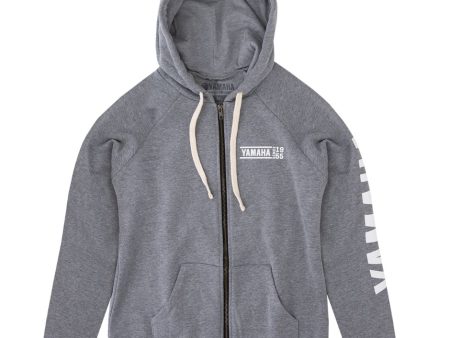 Yamaha Women s Heritage 55 Zip Hoodie - Gray White - XL Online Hot Sale