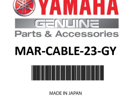 Yamaha - PREMIER II CABLE 23 FOOT - MAR-CABLE-23-GY For Discount