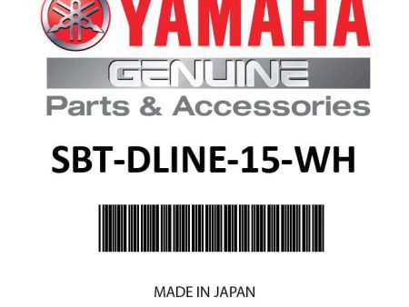 3 8  X 15  DOCKLINE WHITE - SBT-DLINE-15-WH Sale