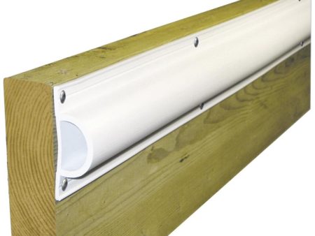 Dock Edge Standard  D  PVC Profile 16ft Roll - White - 1190-F Cheap