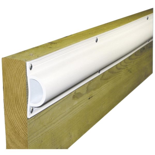 Dock Edge Standard  D  PVC Profile 16ft Roll - White - 1190-F Cheap