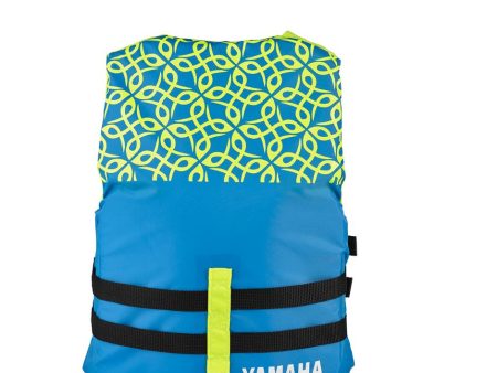 Yamaha Youth 22V3B Value Nylon PFD-Yellow Blue-One Size Online now