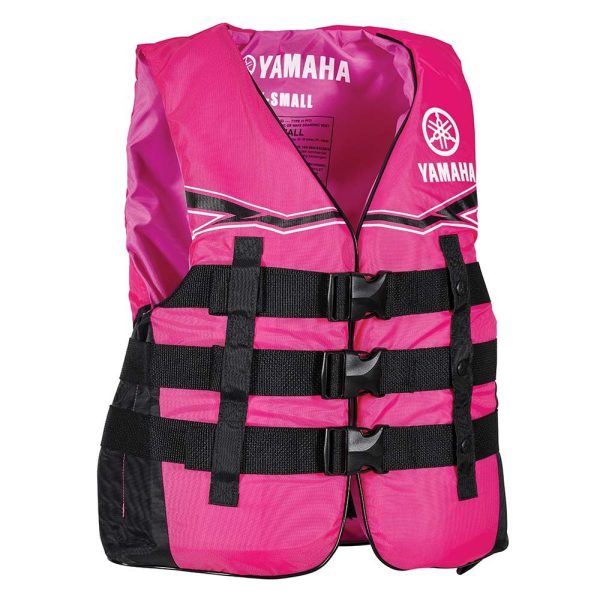 Yamaha Women s 21V3B Nylon Value 3-Buckle PFD-Pink Black White-2X Fashion