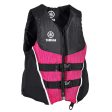 Yamaha Women s 21NNC Neoprene Nylon Combo PFD-Pink Black White-L Online now