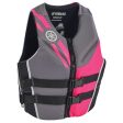 Yamaha Women s 20VNE Neoprene 2-Buckle PFD-Black Gray Pink-M For Sale